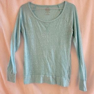 Long sleeve blue shirt